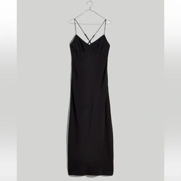 Madewell The Layton Midi Slip Dress Size 10 - Picture 4 of 7